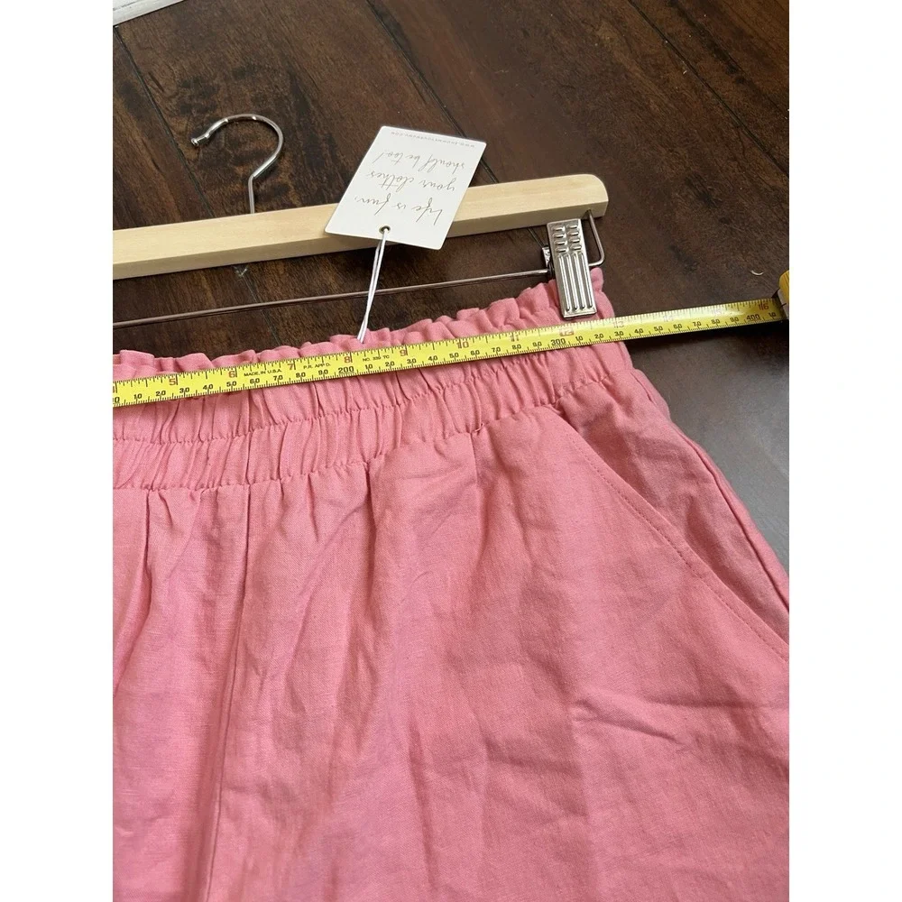 NWT Show Me‎ Your Mumu Women's Han's Linen Pink Size XS